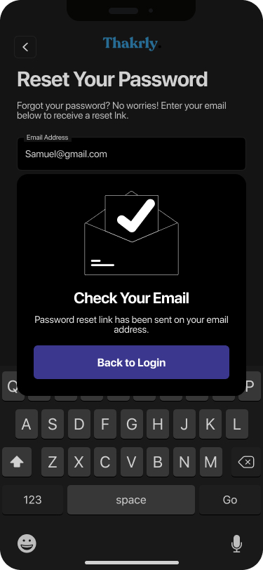 Check your email